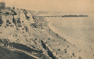 Cais e areias do cais Dudley Chine Boscombe em distância, 1929 de Unbekannt