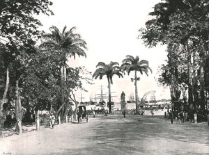 Place dArmes, Port Louis, Maurício, 1895. de Unbekannt