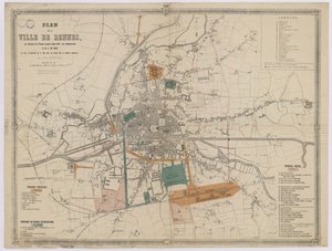 Mapa de Rennes de Unbekannt