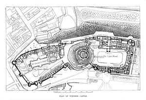 Plano do Castelo de Windsor de Unbekannt