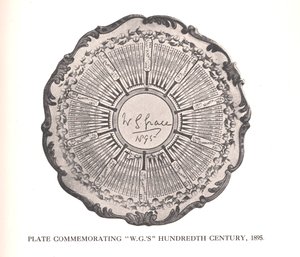 Placa comemorativa WG Graces hundreth century, 1895 1912 de Unbekannt