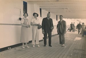Jogando quoits a bordo da SS Arandora Star, 1936 de Unbekannt
