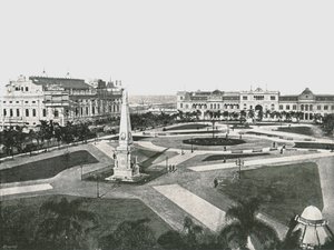 Praça da Vitória, Buenos Aires, Argentina, 1895. de Unbekannt