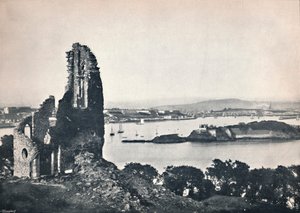 Plymouth - Ilha Drakes, do Monte Edgcumbe, 1895 de Unbekannt