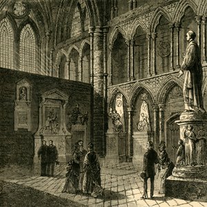 Poetas Corner, Abadia de Westminster, 1881. de Unbekannt