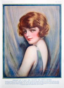 Anúncio Ponds Cream, 1928 de Unbekannt