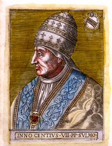 Papa Inocente VII c1336-1406, século c19 de Unbekannt