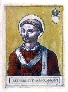 Papa Zephyrinus I de Unbekannt