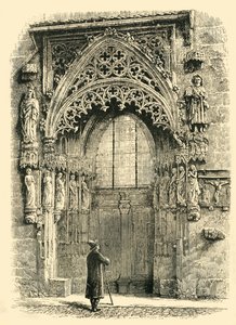 Alpendre da Igreja de St. Sebalds, Nuremberg, 1890. de Unbekannt