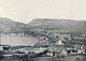 Port Erin - Vista panorâmica da cidade e seus arredores, 1895 de Unbekannt