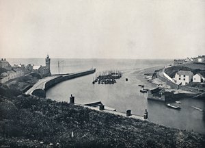 Porthleven - O Porto e Vista, 1895 de Unbekannt