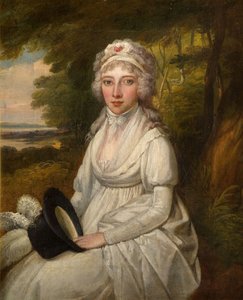 Retrato de uma senhora da família Osler, 1780-1800. de Unbekannt