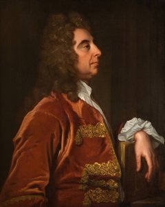 Retrato De Um Homem De Vermelho, 1700-1750. de Unbekannt