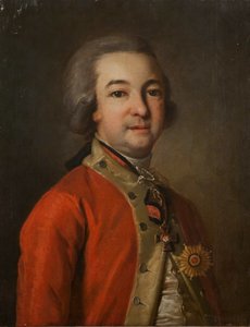 Retrato de Alexander Khrapovitsky 1749-1801, senador e autor, segunda metade do século XVIII. de Unbekannt