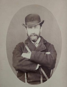 Retrato de Camille Saint-Saens 1835-1921, 1870. de Unbekannt