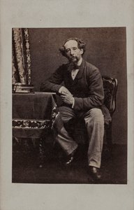 Retrato de Charles Dickens 1812-1870, 1860s. de Unbekannt