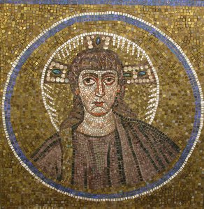 Retrato de Cristo, bizantino, original do início do século XX, datado do final do século V a início do século VI. de Unbekannt