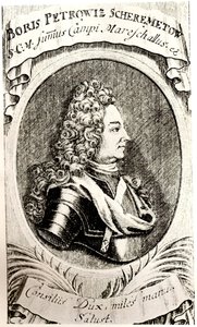 Retrato do Conde Boris Sheremetyev de Unbekannt