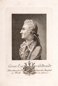 Retrato do Conde Enevold Brandt 1738-1772. de Unbekannt