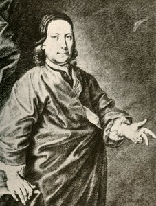 Retrato do conde Zinzendorf em um manto de pregador, c1740, 1937. de Unbekannt