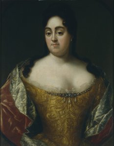 Retrato da condessa Yelena Leontyevna Ushakova, início do século XVIII. de Unbekannt