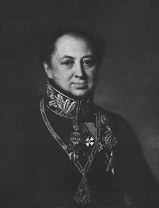 Retrato de Dmitry Pavlovich Tatischev 1767-1845, 1838 de Unbekannt