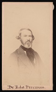 Retrato do Dr. Edward R. Foreman 1808-1885, Antes de 1876. de Unbekannt