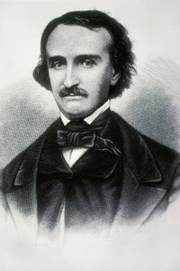 Retrato de Edgar Allan Poe (1809-1849), escritor americano. Gravura do século XIX. de Unbekannt