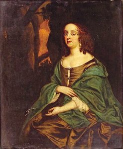 Retrato de Ehrengard Melusine von der Schulenburg 1667-1743, Duquesa de Kendal, início do século XIX.