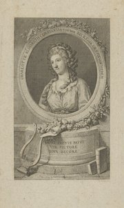 Retrato de Elisa von der Recke 1754-1833, 1792. de Unbekannt
