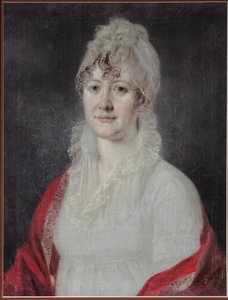 Retrato de Elizaveta Alexeevna Arsenyeva, née Stolypina 1773-1845, início do século XIX de Unbekannt