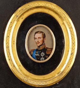 Retrato do imperador Alexandre II 1818-1881, 1840 de Unbekannt