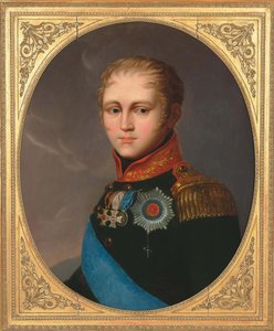 Retrato do Imperador Alexandre I 1777-1825, c. 1810. de Unbekannt