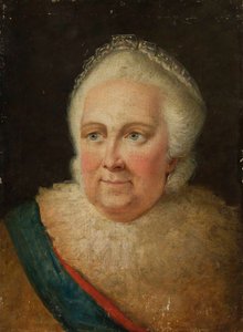 Retrato da Imperatriz Catarina II 1729-1796, final da década de 1790. de Unbekannt