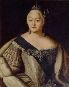 Retrato da imperatriz Elisabeth 1709-1762, segunda metade do século XVIII. de Unbekannt