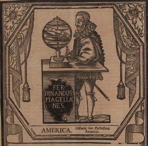 Retrato de Ferdinand Magellan 1470-1521, 1724. de Unbekannt