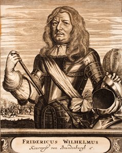 Retrato de Frederick William 1620-1688, eleitor de Brandemburgo, duque da Prússia, 1675. de Unbekannt