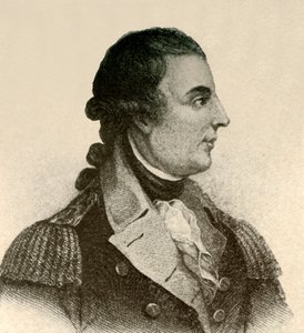 Retrato do general Montgomery, mostrando um estoque de seda preto, cabelos na fila, c1770, 1937. de Unbekannt