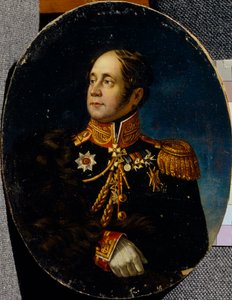 Retrato do general Nikolai Martemyanovich Sipyagin 1785-1828 de Unbekannt