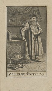 Retrato de Guillaume Postel 1510-1581, antes de 1740. de Unbekannt