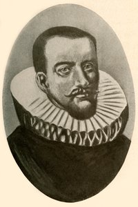 Retrato de Henry Hudson, navegador inglês em plissado, 1609, 1937. de Unbekannt