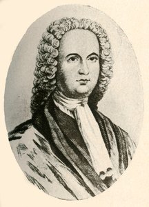 Retrato de James Logan, de peruca e manto judicial, usado na Pensilvânia, 1745, 1937. de Unbekannt