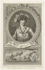 Retrato de Jean Bart 1650-1702, 1694. de Unbekannt