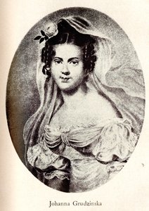 Retrato de Joanna Grudzinska, início do século XIX. de Unbekannt