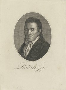 Retrato de Johann Heinrich Pestalozzi 1746-1827, 1805. de Unbekannt