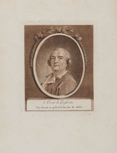 Retrato de Joseph Balsam, Conde de Cagliostro, século XVIII. de Unbekannt