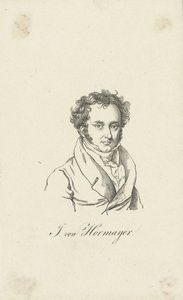 Retrato de Joseph Hormayr, barão de Hortenburg 1781-1848. de Unbekannt