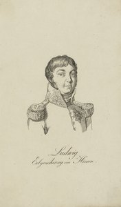 Retrato de Luís I, grão-duque de Hesse 1753-1830, 1806. de Unbekannt