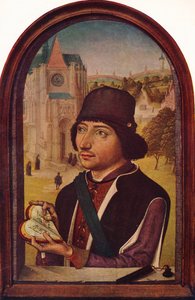 Retrato de Louis XI, c1456-58 de Unbekannt