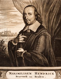 Retrato de Maximilian Henry da Baviera 1621-1688, Arcebispo de Colônia, 1675. de Unbekannt